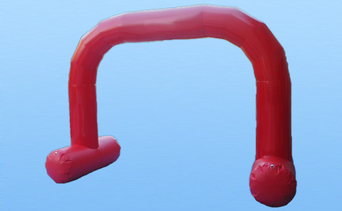 ミニエアーアーチ　店舗装飾