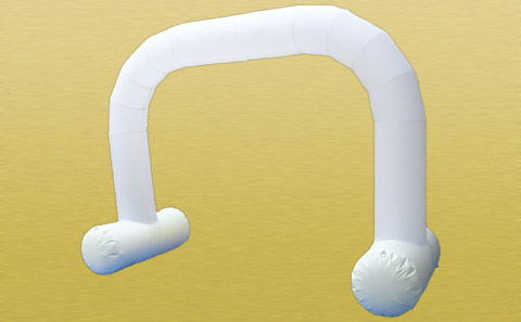 ミニエアーアーチ　店舗装飾