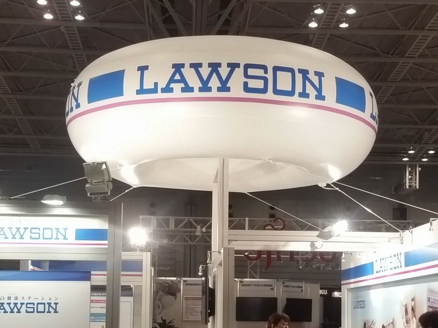 展示会ブースバルーン装飾施工例