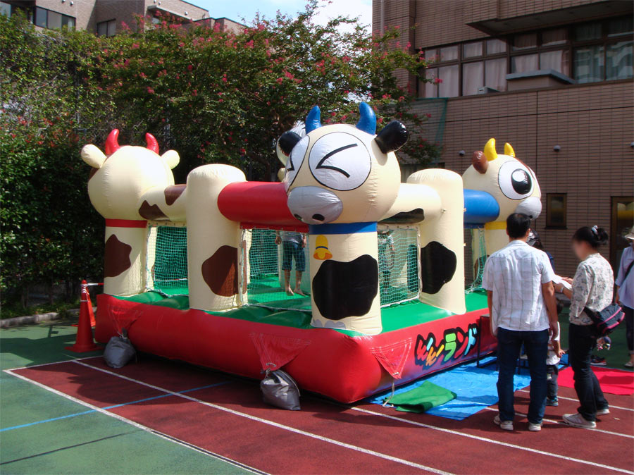 ふわふわ・エアートランポリン｜レンタル｜現場施工例