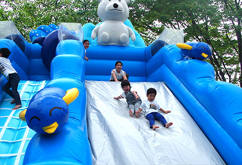 ふわふわ・エアートランポリン｜レンタル｜現場施工例