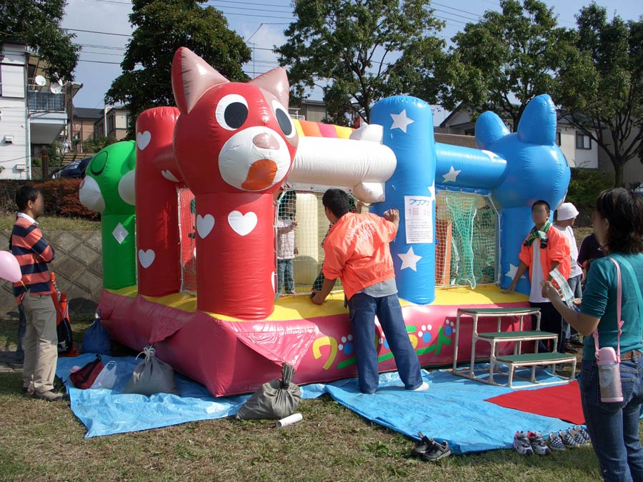 ふわふわ・エアートランポリン｜レンタル｜現場施工例