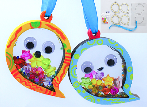 シャカシャカキーホルダー作り/手作りキット