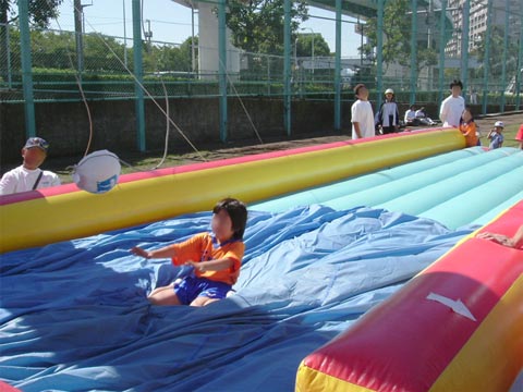 ビーチフラッグ｜レンタル｜現場施工例